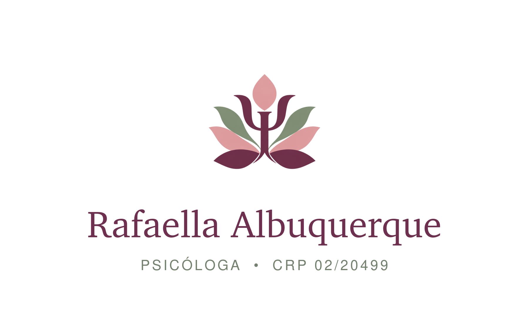 Rafaella Albuquerque — Psicóloga • CRP 02/20499